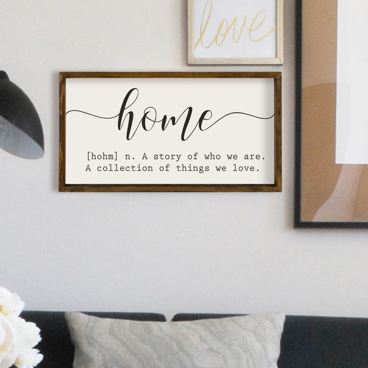 Pikturë dekorative me kornizë MDF, KZM318, 25x50cm