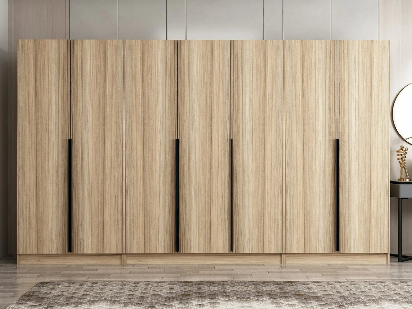 Dollap Skye Decor, ngjyrë lisi, Kale Plus - 7798