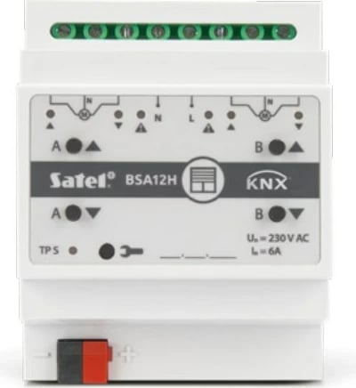 Aktuator për roleta SATEL KNX BSA12H, 230V AC