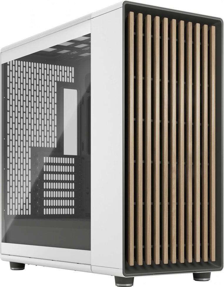 Kasë Fractal Design North XL Chalk White TG Clear, Midi Tower, e bardhë