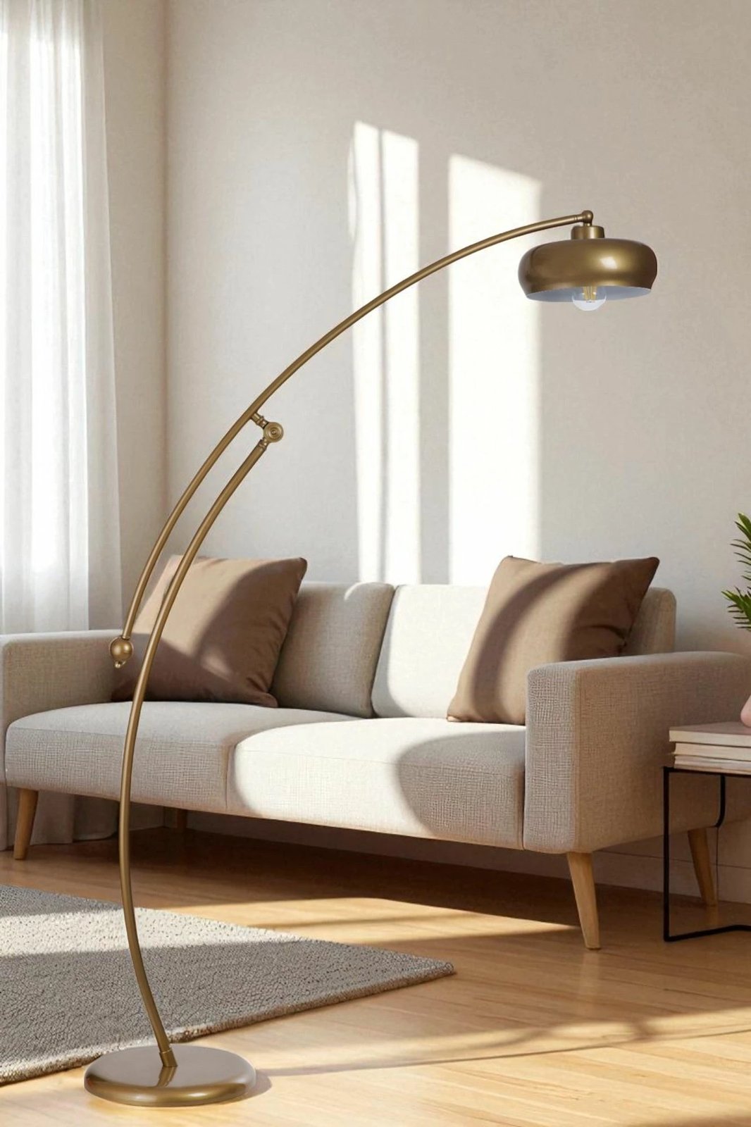 Llambë dyshemeje Opviq, ngjyrë ari, 8972-2