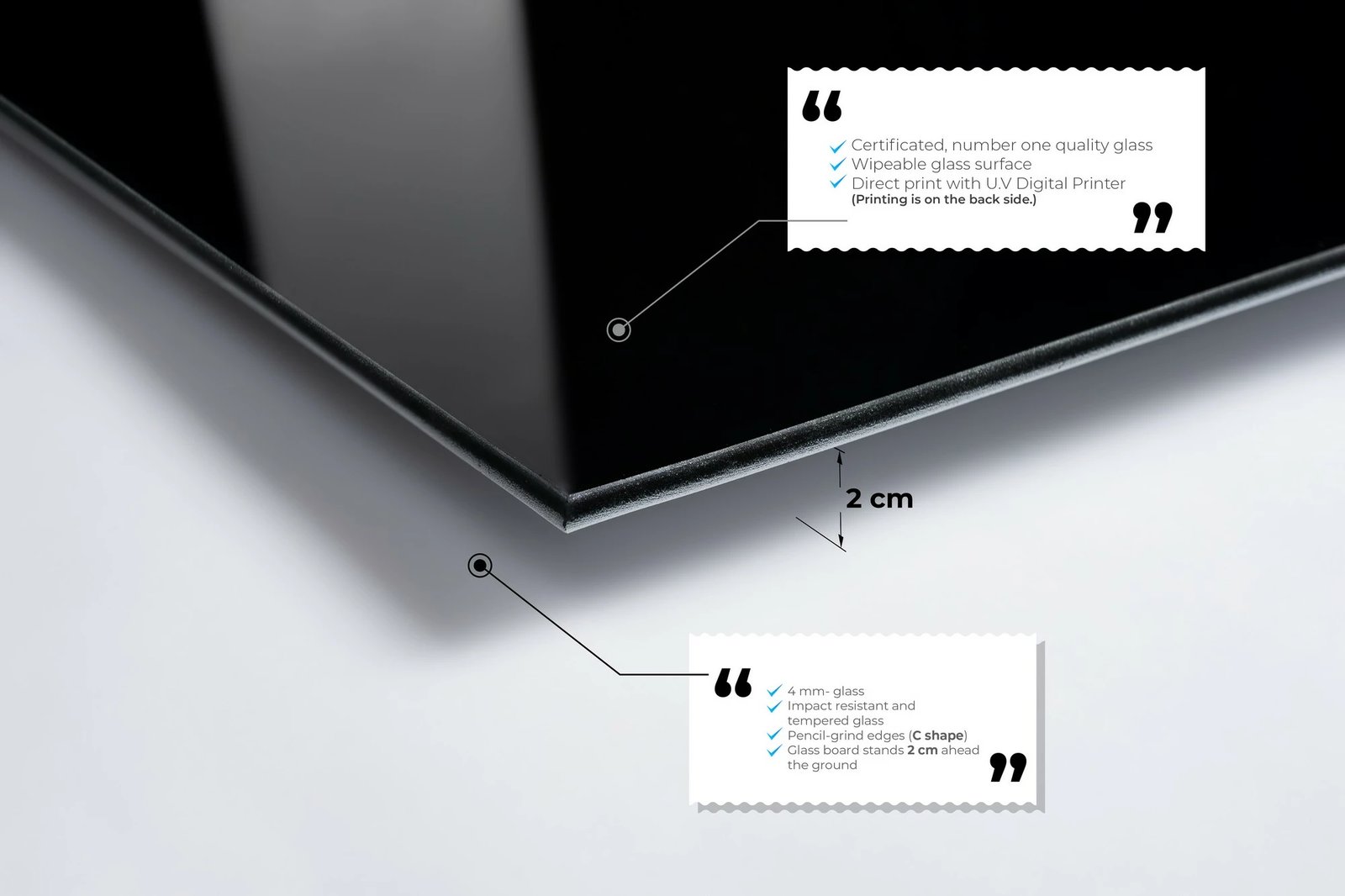 Pikturë dekorative prej xhami të temperuar, shumëngjyrëshe, Wallity 1657, 50x70cm