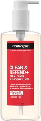 Xhel pastrues Neutrogena Clear & Defend+, 200 ml