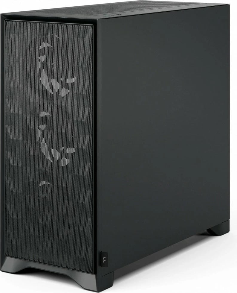 Kasë Fractal Design Pop 2 Air FD-C-POA2A-02, Midi Tower ATX, xham i kalitur, 3x120 mm, USB-C, e zezë
