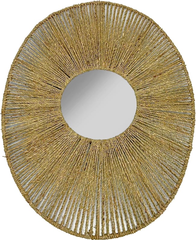 Pasqyrë Zen, natyrale, 80x59x3.5cm