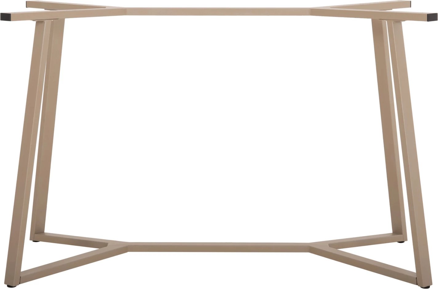 Kornizë metalike për tavolinë, ngjyrë kapuçino mat, FH471.25, 111x60x71cm