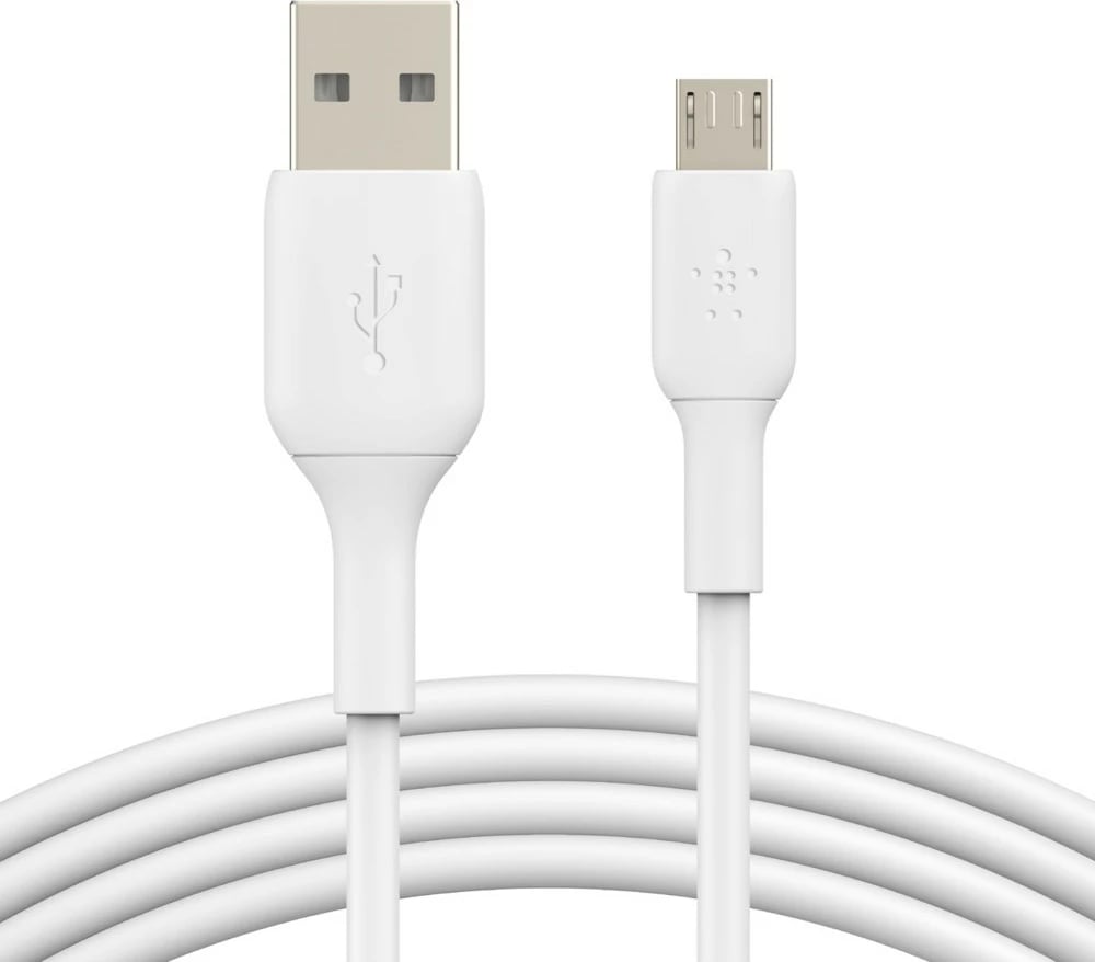Kabllo Belkin BOOST↑CHARGE, 1 m, USB A në Micro-USB B, Bardhë
