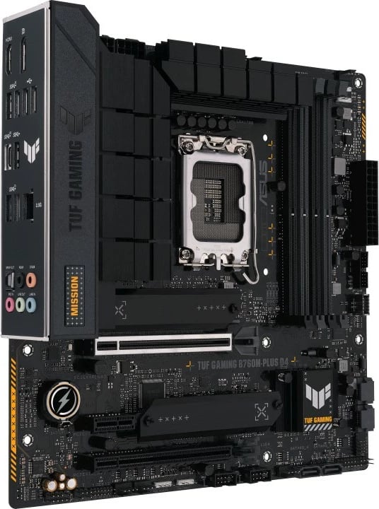 Pllakë amë ASUS TUF GAMING B760M-PLUS D4, Intel, LGA 1700, DDR4, 128 GB