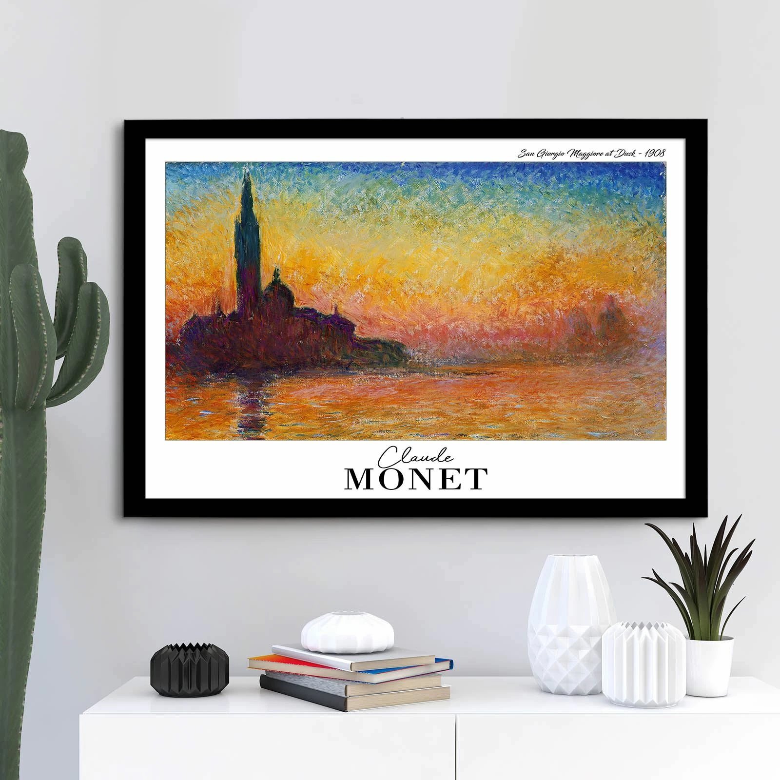 Pikturë dekorative me kornizë, Wallity, 4262SYHMONET-020