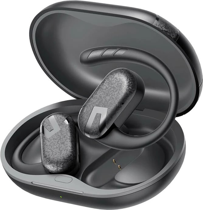 Kufje TWS Soundpeats Breezy, wireless, Bluetooth 5.4, me mikrofon, të zeza