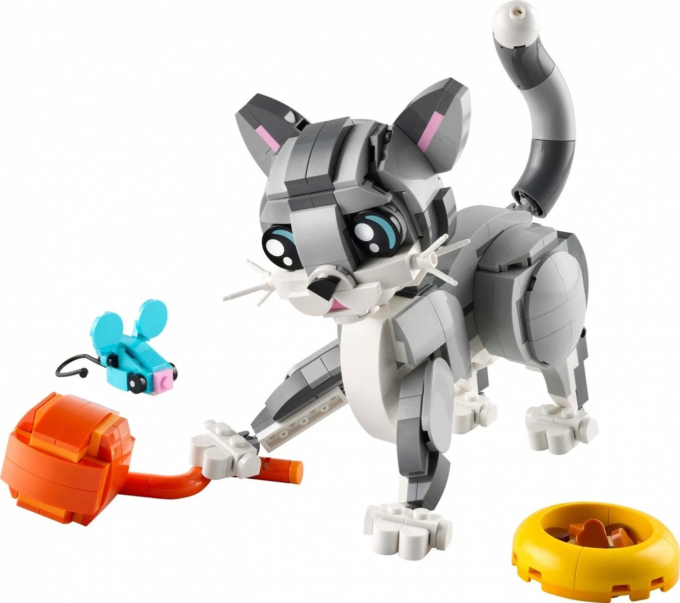 Set LEGO Creator 3-në-1, Playful Cat 31163, 407 pjesë, plastikë