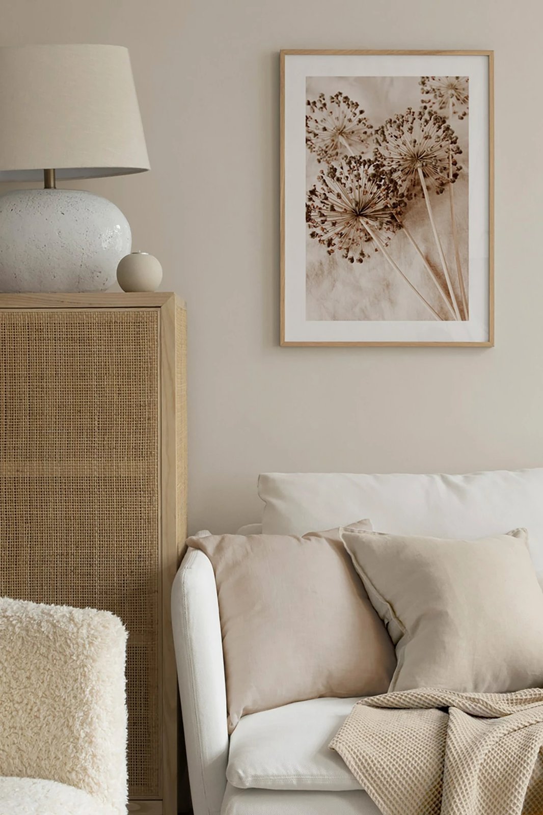 Pikturë dekorative me kornizë, Wallity, Tekhamcerceve15, shumëngjyrëshe, 33x48cm