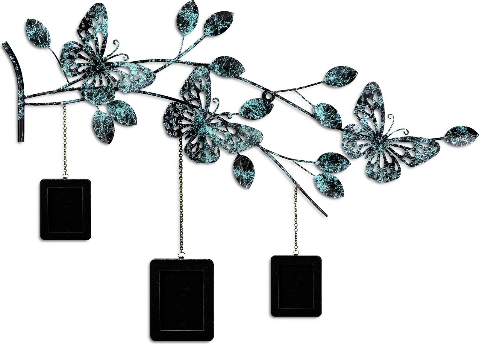 Aksesor dekorativ metalik për mur Wallity, Dalvere 3, shumëngjyrësh, 93x65x4cm