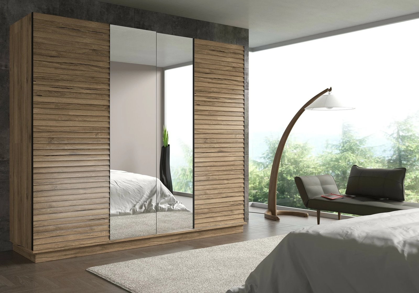 Dollap Skye Decor, ngjyrë arre, FRN-7003