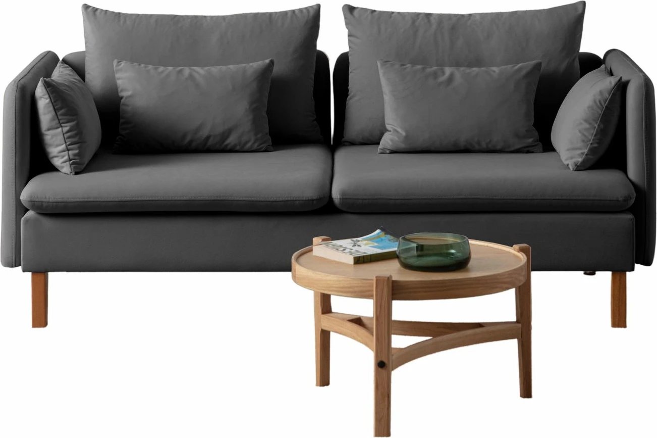 Divan treshe, ngjyrë antracit, Flexy, Atelier del Sofa