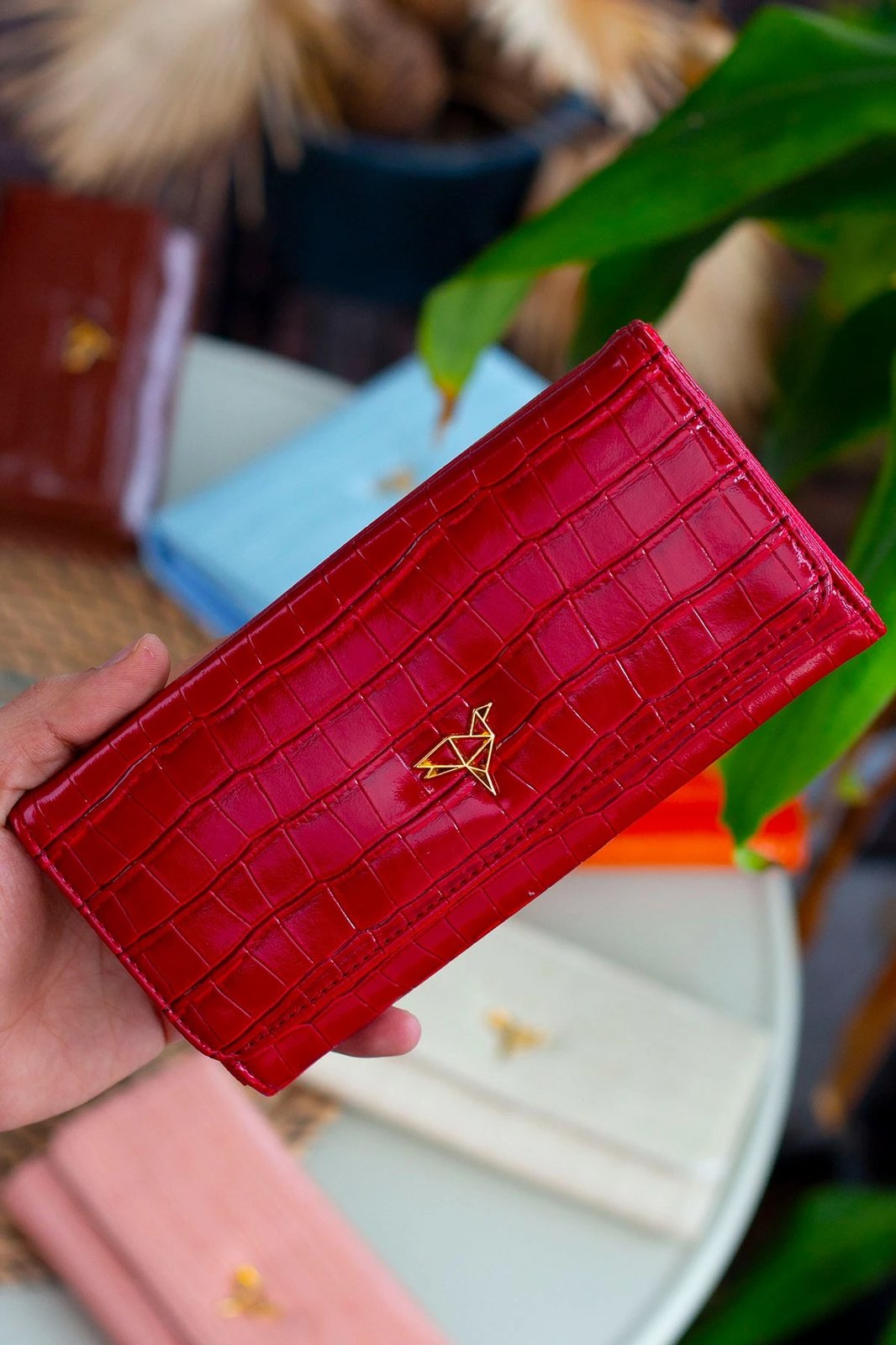 Portofol për gra, Zoozie Bags, i kuq