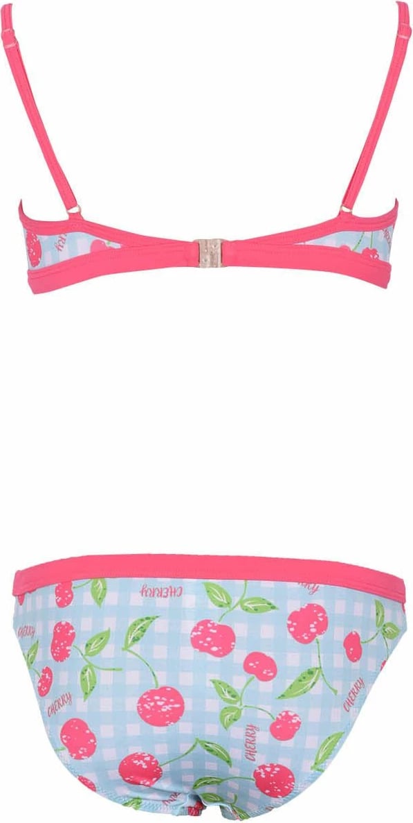 Set bikini (2 pjesë), Jumeon, qershi - ngjyrë tyrkiz