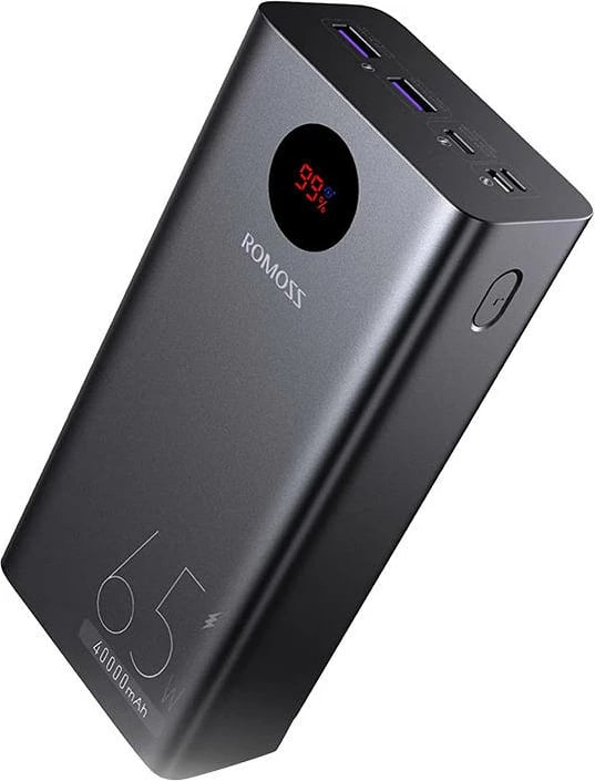 Powerbank Romoss PEA40 Pro 40000mAh, 65W, e zezë