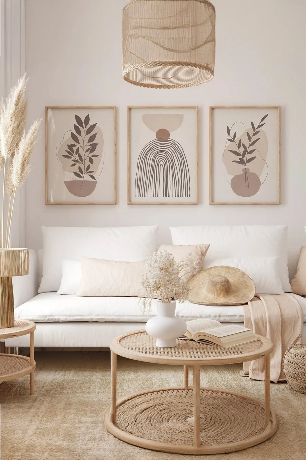 Pikturë dekorative me kornizë (3 copë), Wallity, 3Dartsohoset58