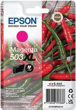 Kartush boje, Epson, 503XL C13T09R34010, XL 6.4 ml ~470 faqe, magenta