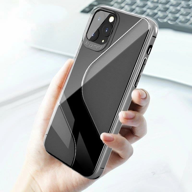 Mbështjellës Hurtel S-Case për Huawei P40 Lite E, TPU, i zi