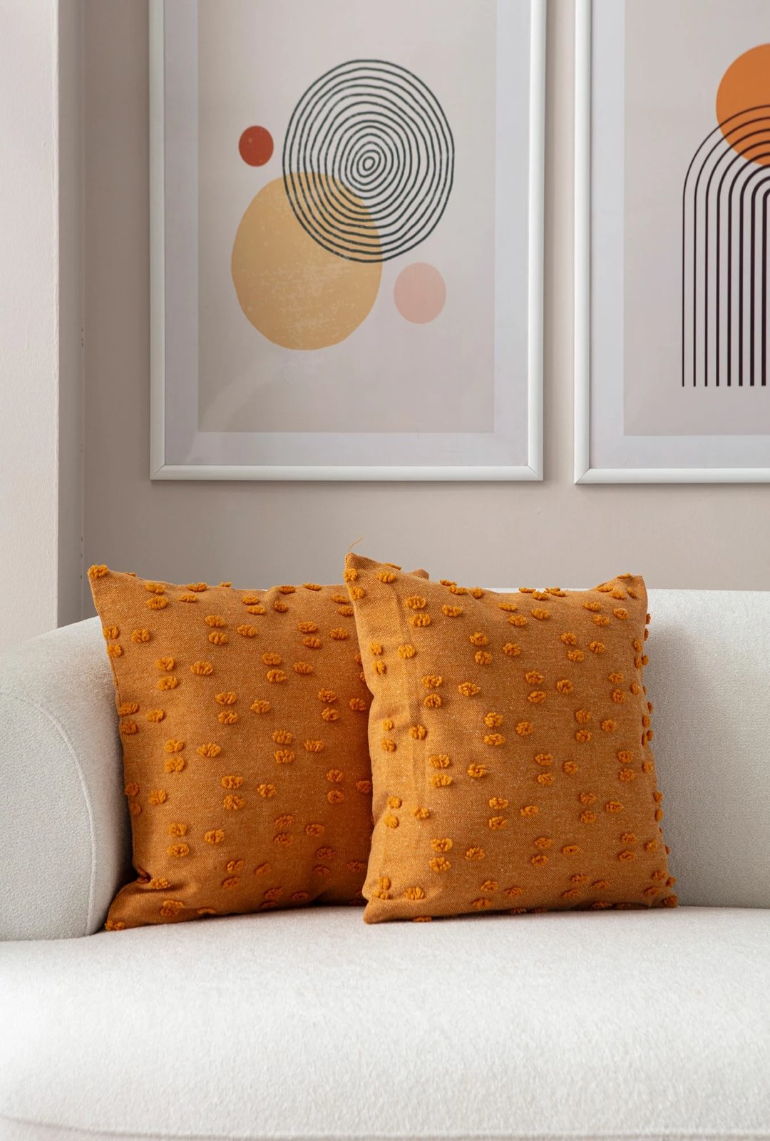 Set mbulesash për jastëkë (2 copë), Evila Originals, Tuffet, portokalli v8