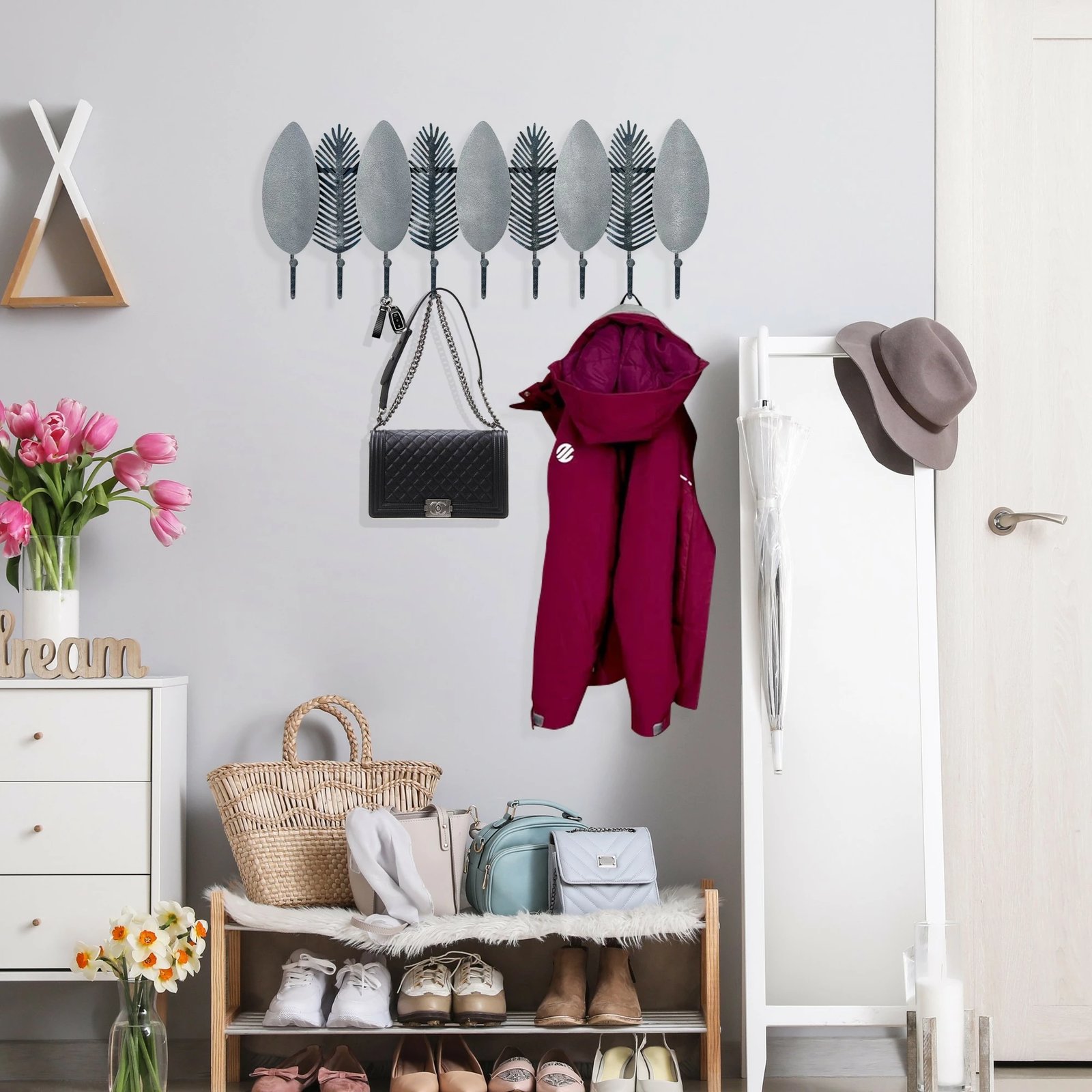 Varëse muri metalike Wallity, shumëngjyrëshe, Nigar