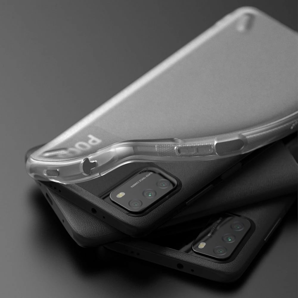 Mbështjellës Ringke Onyx për Xiaomi Poco M3, Transparent