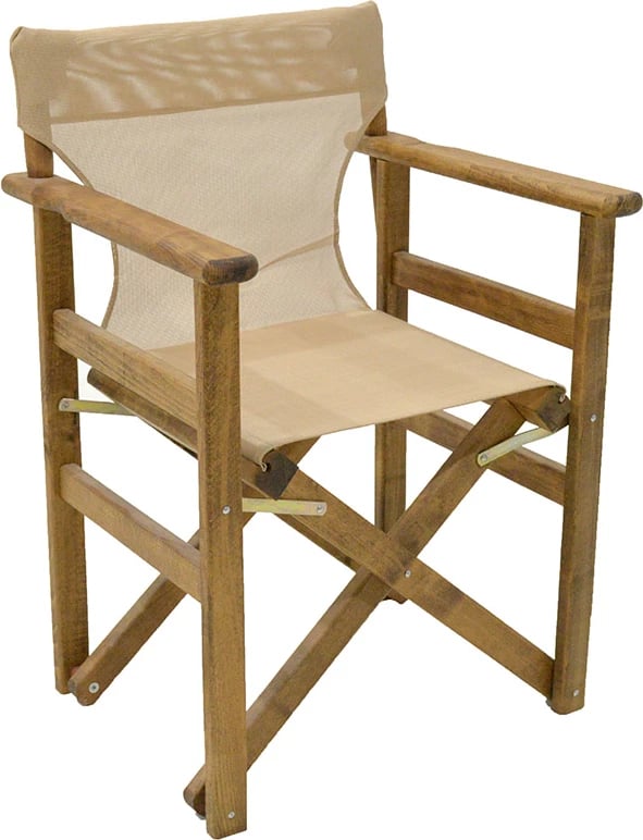 Tavolinë me karrige Retto, set 5 pjesë, dru ahu, ngjyrë arre-PVC kafe, 100x60x71cm