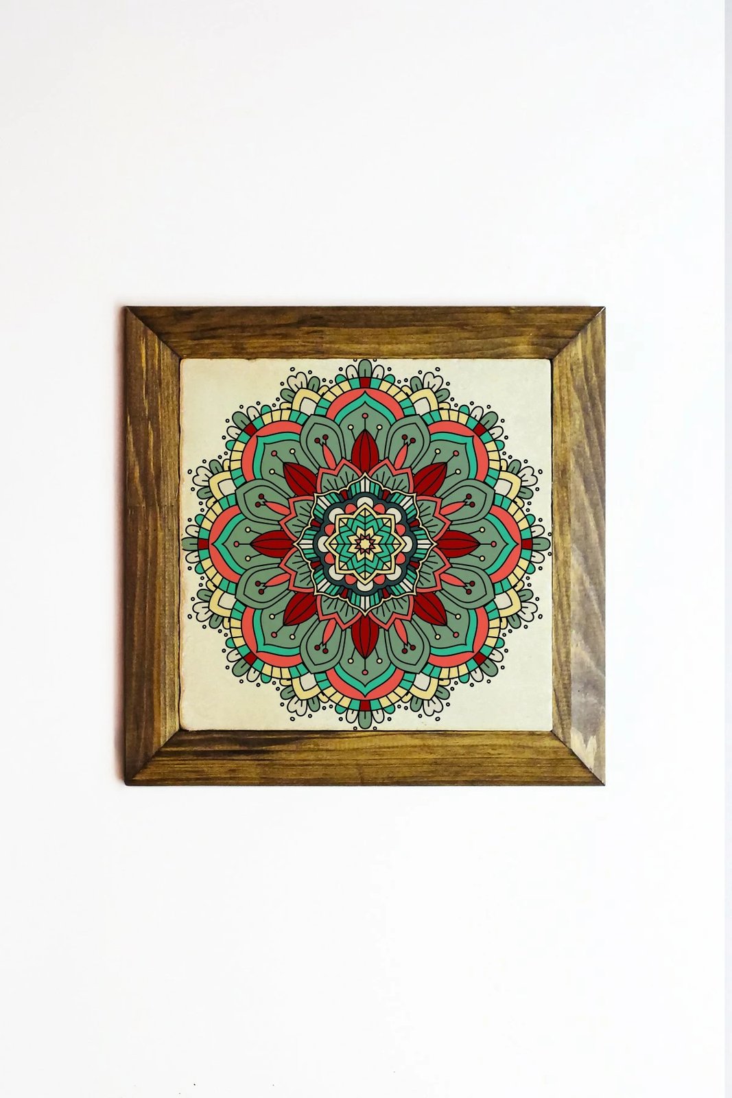 Pikturë dekorative me kornizë, shumëngjyrëshe, Wallity Ersytastablo28 - 26, 26x26cm