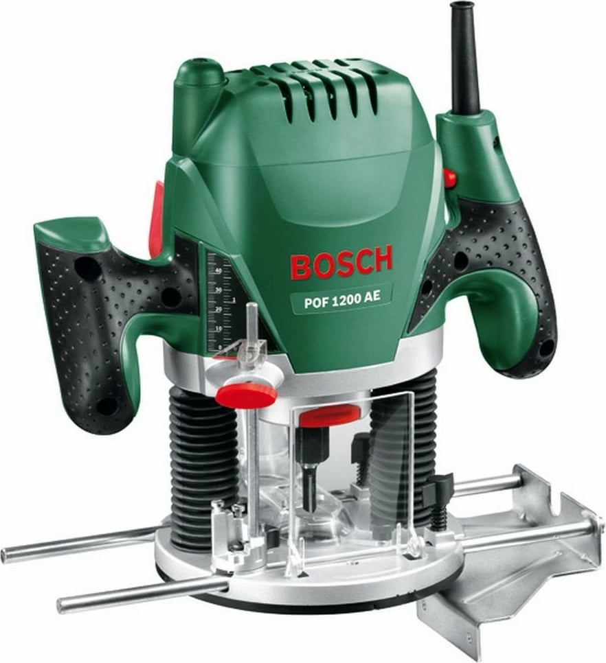 Router elektrik Bosch POF 1200 AE, 1200W, i gjelbër/zi/argjendtë