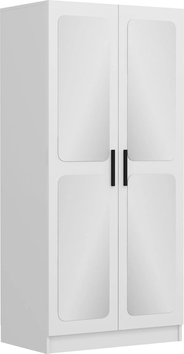 Dollap Skye Decor, pasqyrë me zinxhir Kale, i bardhë, 210cm