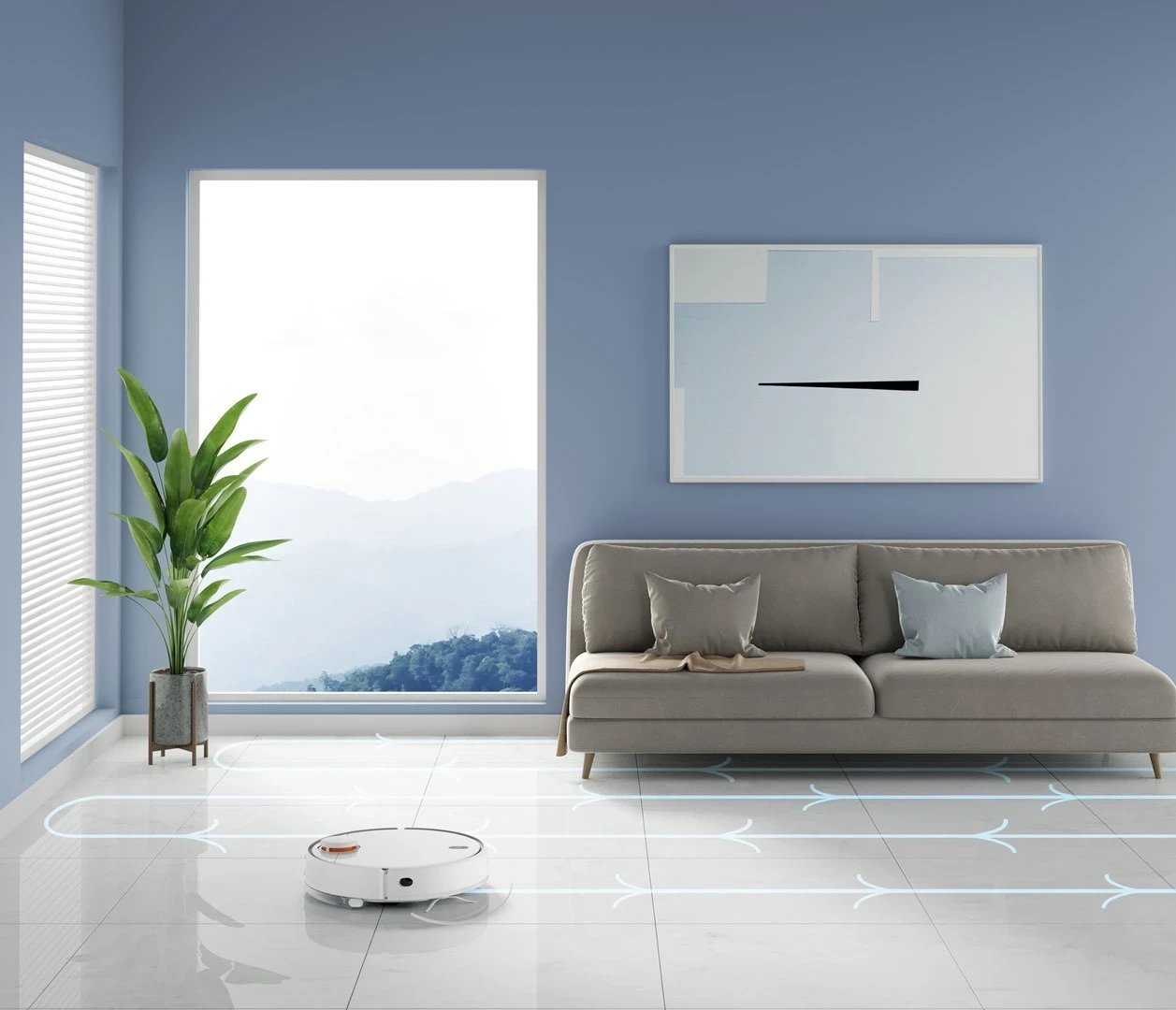 Robot pastrues Xiaomi Mi Robot Vacuum Mop 2 Pro, bardhë