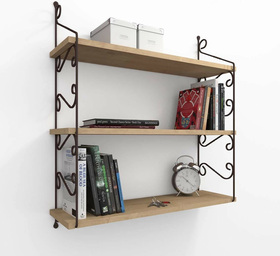 Raft muri Hanah Home, Seramoni 3 copë, ngjyrë lisi