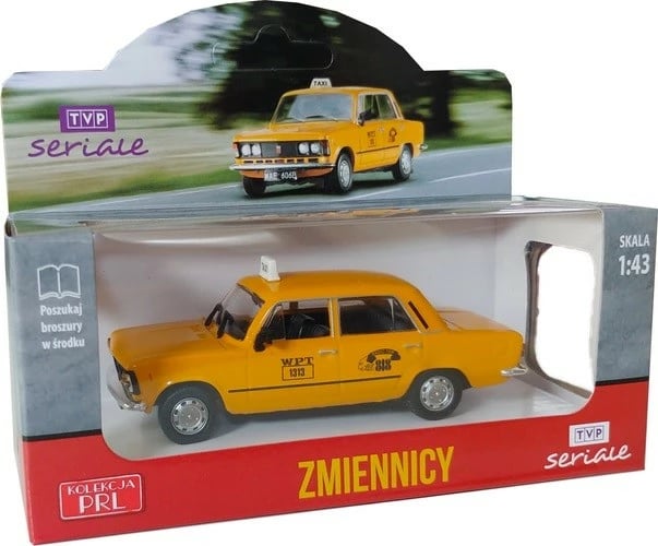 Model makine Daffi Fiat 125p Zmiennicy, 1:43, Metal/Plastik, e verdhë