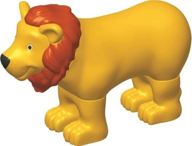 Set lodrash magnetike Malblo Mini Jungle Animals, 7 kafshë, shumëngjyrëshe