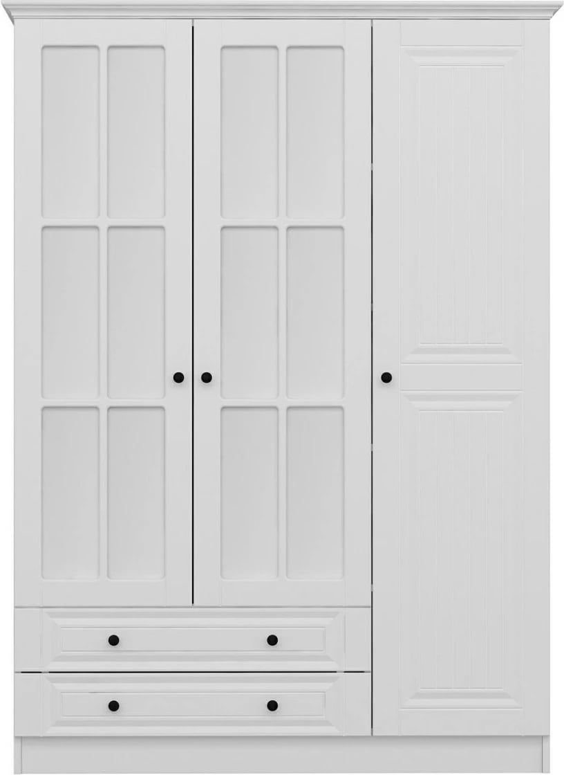 Dollap Skye Decor, Kale 3 mebran kapak, 190, i bardhë