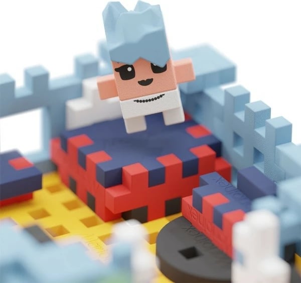 Set lodrash ndërtimi Marioinex Mini Waffle City House, 148 pjesë, shumëngjyrëshe