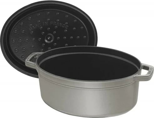 Tenxhere gize ZWILLING STAUB ovale 3.2l, Gri