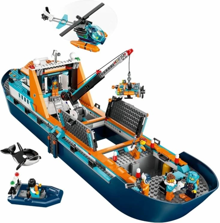 Set lego City për fëmijë, Arctic Explorer Boat