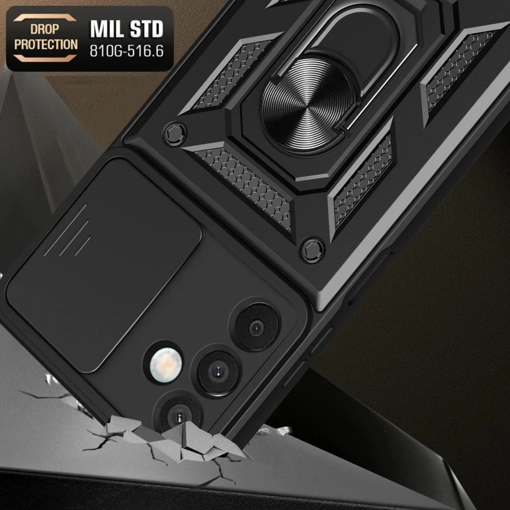 Mbështjellës Tech-Protect CamShield Pro për Samsung Galaxy M15 5G, i zi