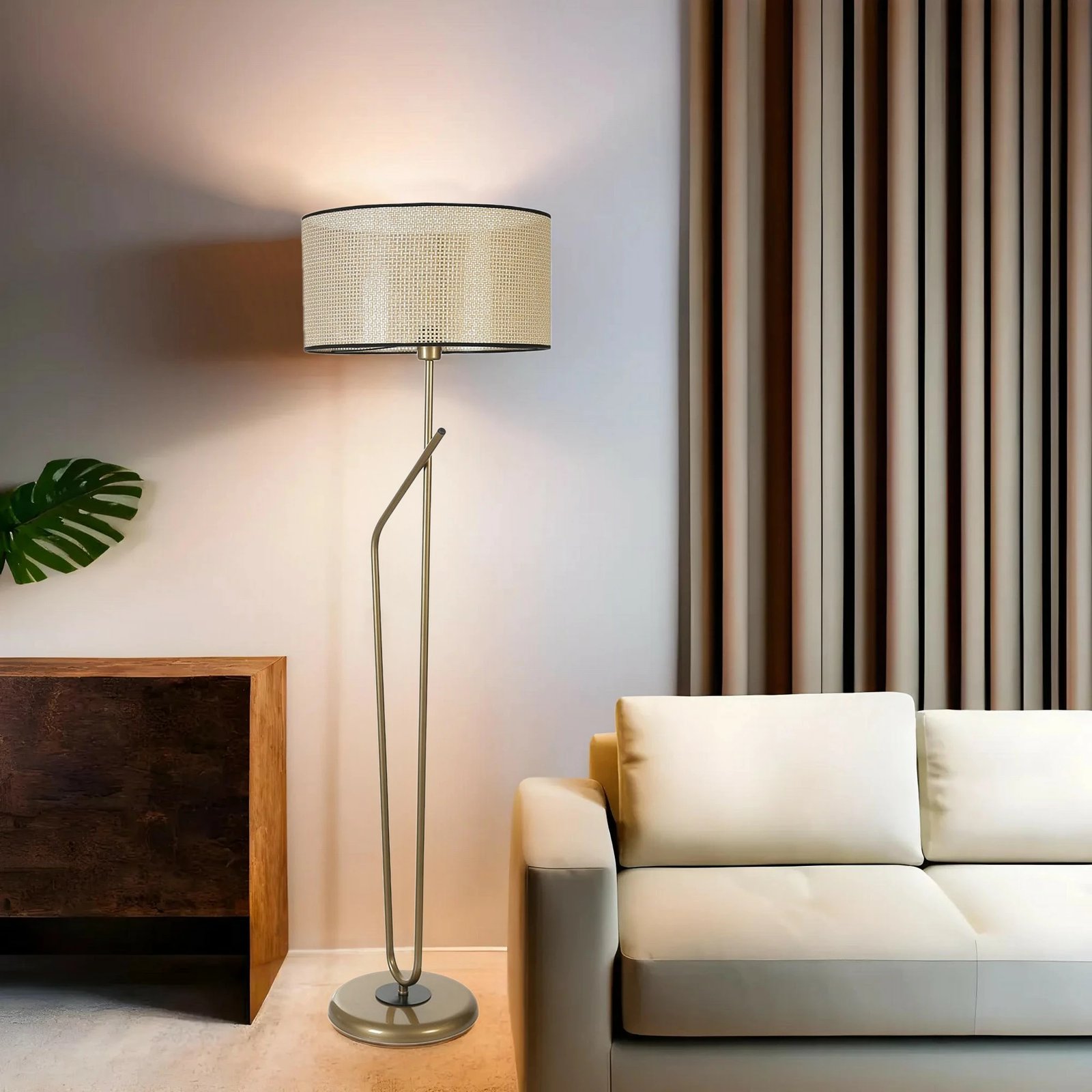 Llambë dyshemeje Opviq, ngjyrë ari, 8825-4