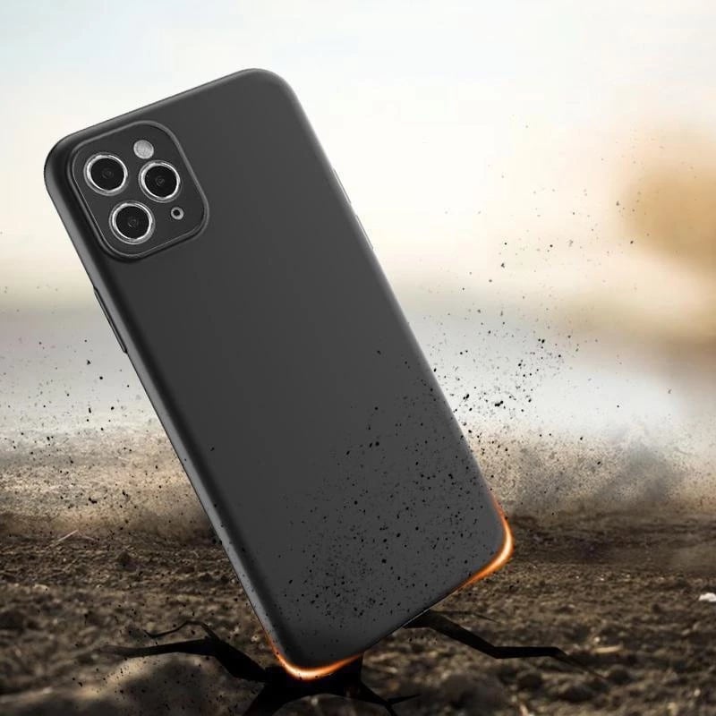 Mbështjellës i butë Hurtel për Samsung Galaxy S25 Edge, TPU, i zi