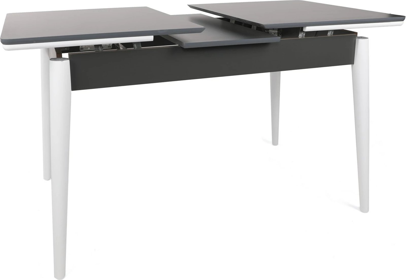 Tavolinë ngrënie me zgjatje, Skye Decor, anthracite dhe e bardhë, Sigma - 992