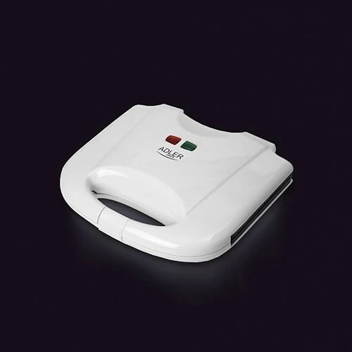 Hekur për waffle Adler AD 311, 700 W, Zi, Bardhë
