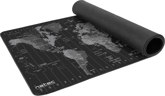 Mauspad Natec Time Zone Map Maxi 800x400, i zi, dekorativ