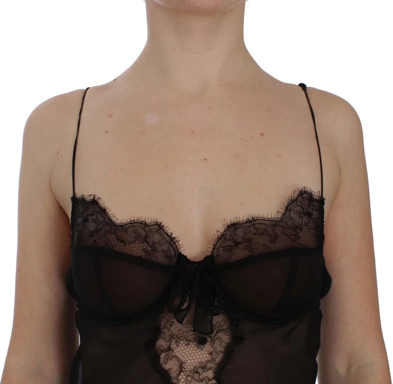 Pizhamë e sipërme për femra Dolce & Gabbana, e zezë