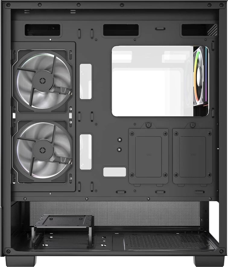 Kasë gaming Gembird Fornax X550, ATX, 2x USB 3.2, 1x USB Type-C, e zezë