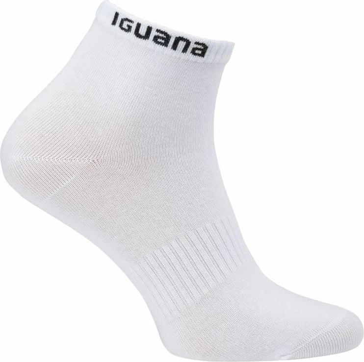 Çorape sportive Iguana, unisex, të bardha