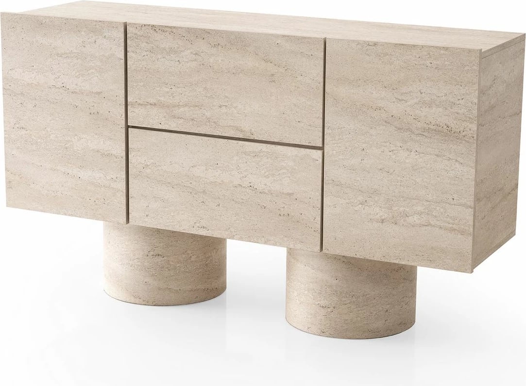 Konsol Skye Decor, ngjyrë travertine, H.Konsol - 6001